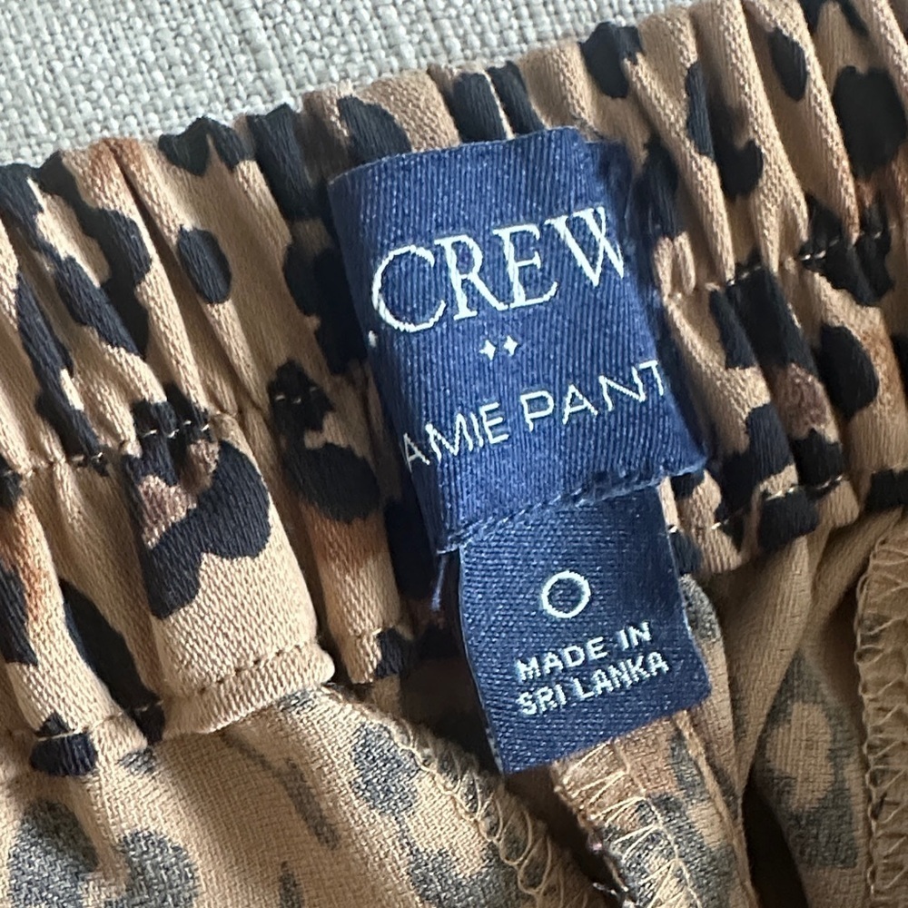 J. Crew Leopard Print Pants - Brown and Black - Picture 6 of 10